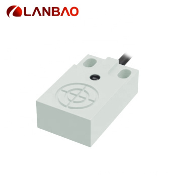 LANBAO Flush square inductive proximity sensor 10-30V 5mm detection distance DC inductive prox sensor with CE